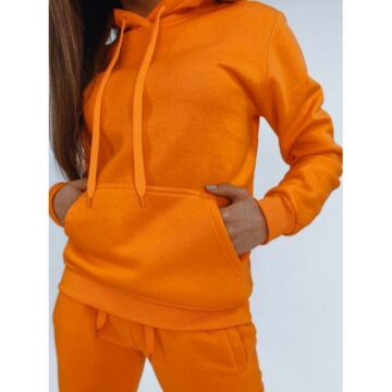 Narancssárga kapucnis sport pulóver hölgyeknek