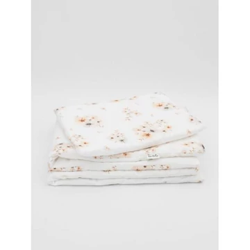 Bársony babaágy szett -Boho Flowers