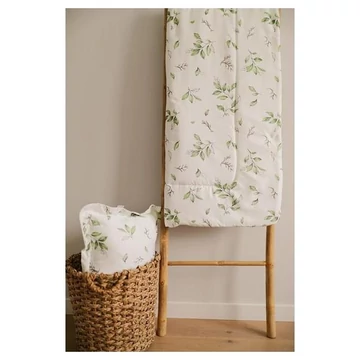 Pamut, bélelt ágygarnitúra - Levél minta