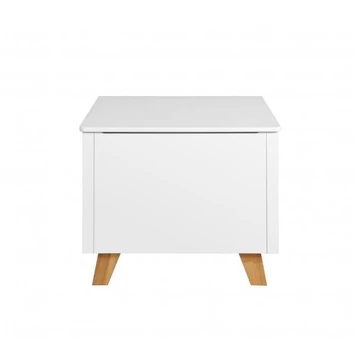 Szekrény - láda minimalista stílusban, fehér színben - ZARA