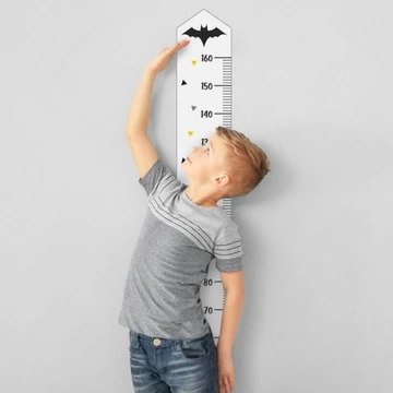 Magasságmérő, fali matrica, denevér motívummal