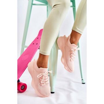 Világos rózsaszín, női sportcipő