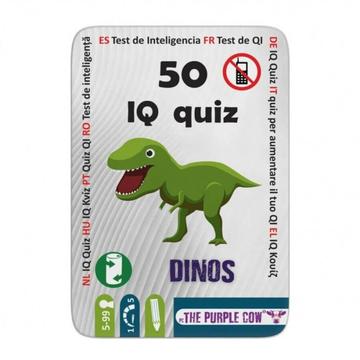PC 50 IQ kvíz: dinoszauruszok - foglalkoztató kártyák