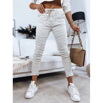 Világosbézs színű, női nadrág