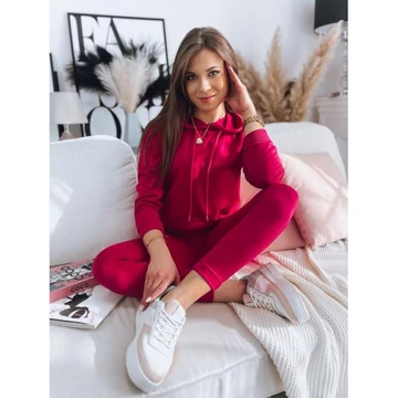 Rózsaszín színű, női szett, kapucnival