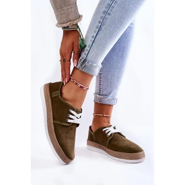 Női, khaki, Big Star tornacipő - memória talpbetéttel