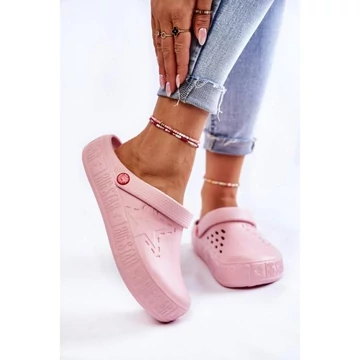Női, rózsaszín crocs, Big Star