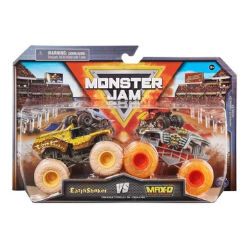 Monster Jam 1:64 kisautók 2-es csomag - Earth Shaker vs. Max-D