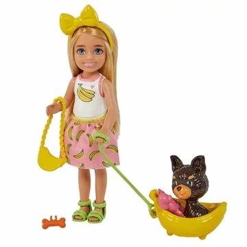 Barbie Chelsea és kiskedvence szett - szőke