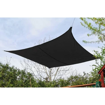 Fekete óriás négyzet napvitorla