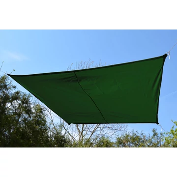 Zöld trapéz napvitorla