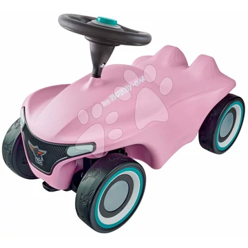Bébitaxi Bobby Car Neo Rosé BIG rózsaszín hanggal 3-rétegű gumikerekek ergonomikus ülőke 12 hó-tól