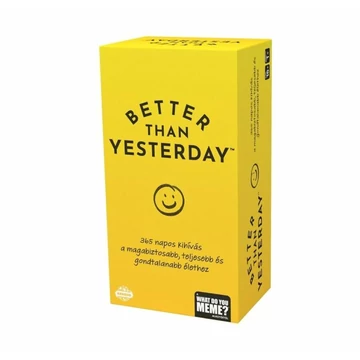 WDYM - Better Than Yesterday motivációs társasjáték