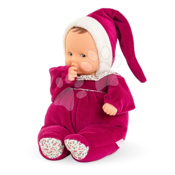 Játékbaba Babipouce Pink Grenadine Mon Doudou Corolle kék szemekkel és csücsörítő ajkakkal 28 cm 0 hó-tól