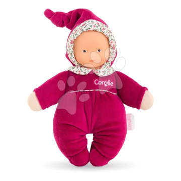 Játékbaba Babidoux Pink Grenadine Mon Doudou Corolle kék szemekkel és csörgővel 20 cm 0 hó-tól