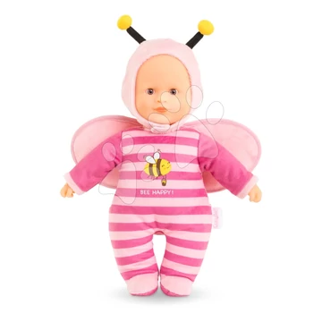 Játékbaba Sweet Heart Bee Mon Doudou Corolle barna szemekkel kapucnival és szárnyakkal 30 cm 9 hó-tól