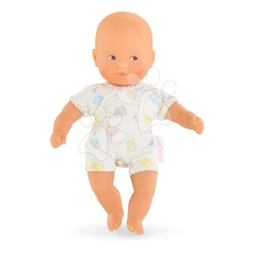 Játékbaba Mini Calin Rabbits Mon Premier Poupon Blue Corolle kék szemekkel 20 cm 18 hó-tól CO120270