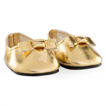 Balettcipők játékbabára Golden Ballet Flat Shoes Mon Grand Poupon Corolle 36 cm babának 24 hó-tól CO141780
