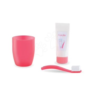 Fogkrém fogkefével Clean Teeth Ma Corolle 36 cm játékbabának 4 évtől