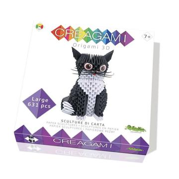 Creagami -3D origami készlet, Cica (nagy)