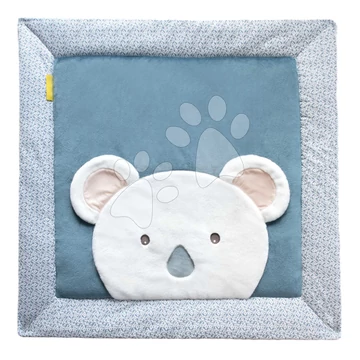 Textilná podložka na hranie Yoca le Koala Doudou et Compagnie modrá 100*100 cm od 0 mes DC3684