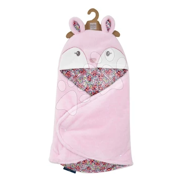 Plüss pólya kisbabáknak Baby Nest Deer Boh'aime Doudou et Compagnie rózsaszín 70 cm 0 hó-tól DC4031