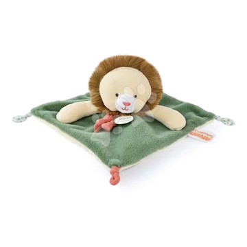Plüss oroszlán dédelgetésre Couleurs Savane Doudou et Compagnie zöld 25 cm 0 hó-tól DC4068