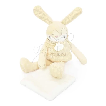 Plüss nyuszi Bunny Sweety Doudou et Compagnie ajándékcsomagolásban bézs 25 cm 0 hó-tól DC4186