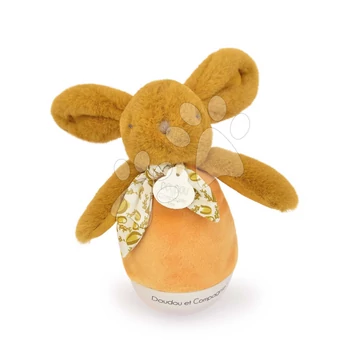 Plüss nyuszi Musical Night Light Sand Ocher Doudou et Compagnie zenével fehér zajjal és fénnyel barna 16 cm 0 hó-tól DC4199