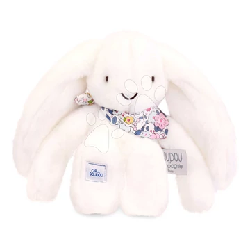 Plüss nyuszi Fleurette the Bunny White Doudou et Compagnie fehér 25 cm 0 hó-tól DC4296