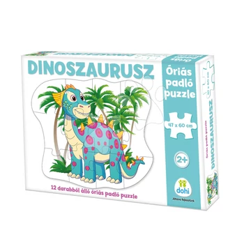 Padló puzzle dinoszaurusz Dohány óriás 12 drb 24 hó-tól