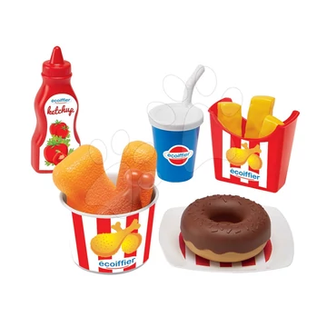 Nuggets és donuts kofferben 100% Chef Écoiffier kiegészítőkkel 18 hó-tól