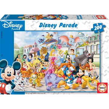 Gyerek puzzle Disney Felvonulás Educa 200 db 13289 színes