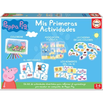 Oktatójáték legkisebbeknek Peppa malac Educa 5 különböző készségfejlesztő játék 3-6 évtől