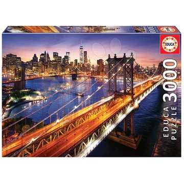 Puzzle Manhattan at Sunset Educa 3000 darabos 11 évtől
