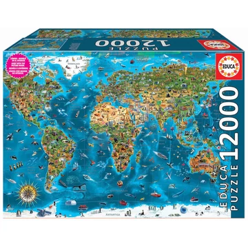 Puzzle Wonders of the World Educa 12000 darabos 11 évtől