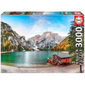 Puzzle Braies Lake at Autumn Educa 3000 darabos