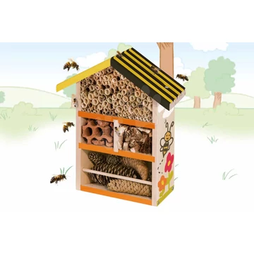 Fa méhkaptár Outdoor Bee House Eichhorn Rakd össze és fesd ki - ecsettel és festékekkel 6 évtől