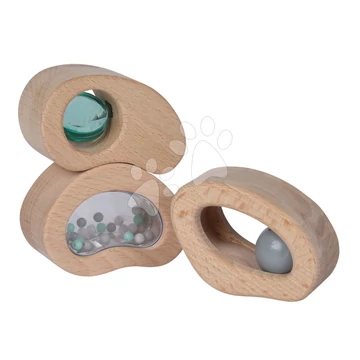 Fa készségfejlesztő kockák Baby Pure Explorer Blocks Eichhorn hanggal és kaleidoszkóppal 12 hó-tól