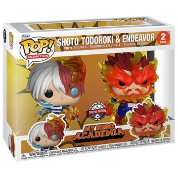 Funko Pop! 2-Pack Animation: My Hero Academia S9 - Shoto Todoroki & Endeavor figura