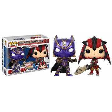 Funko POP! 2-Pack Marvel vs Capcom - Black Panther vs Monster Hunter figura #2