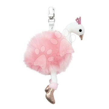 Plyšová labuť kľúčenka Pink Swan Key Ring Histoire d’ Ours ružová 12 cm HO2783