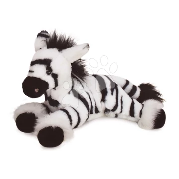 Plyšová zebra Zephir the Zebra Histoire d’ Ours v darčekovom balení čierno-biela 25 cm od 0 mes HO3048