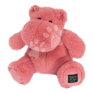 Plyšový hrošík Hip'Hug Histoire d’ Ours červený 25 cm od 0 mes HO3099