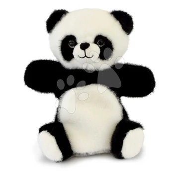Plüss panda kesztyűbáb The Glue Pots Panda Puppet Histoire d’ Ours fekete-feher 24 cm 0 hó-tól HO3372