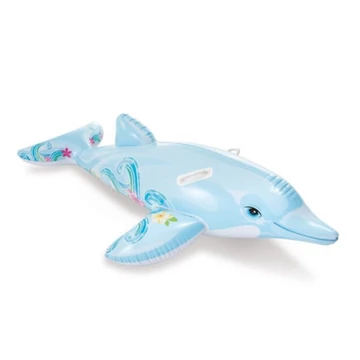 Felfújható delfin lovagló matrac 175x66cm - Intex