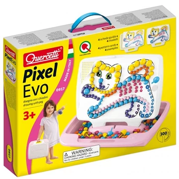 Quercetti: Pixel Evo pötyi lányos 280 db-os