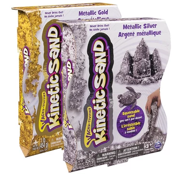 Kinetic Sand - Homokgyurma metál színben
