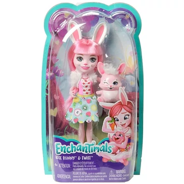 Enchantimals: Bree Bunny és Twist játékfigurák - Mattel