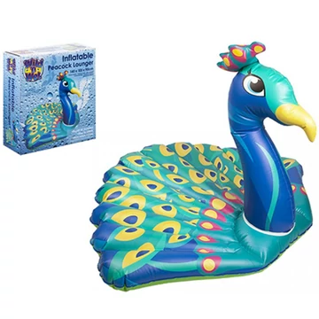 Páva felfújható úszósziget 140x105x90cm